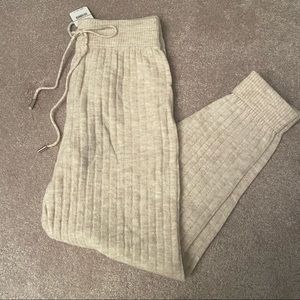 Free People- Around the Clock Jogger Oatmeal- SIZE S